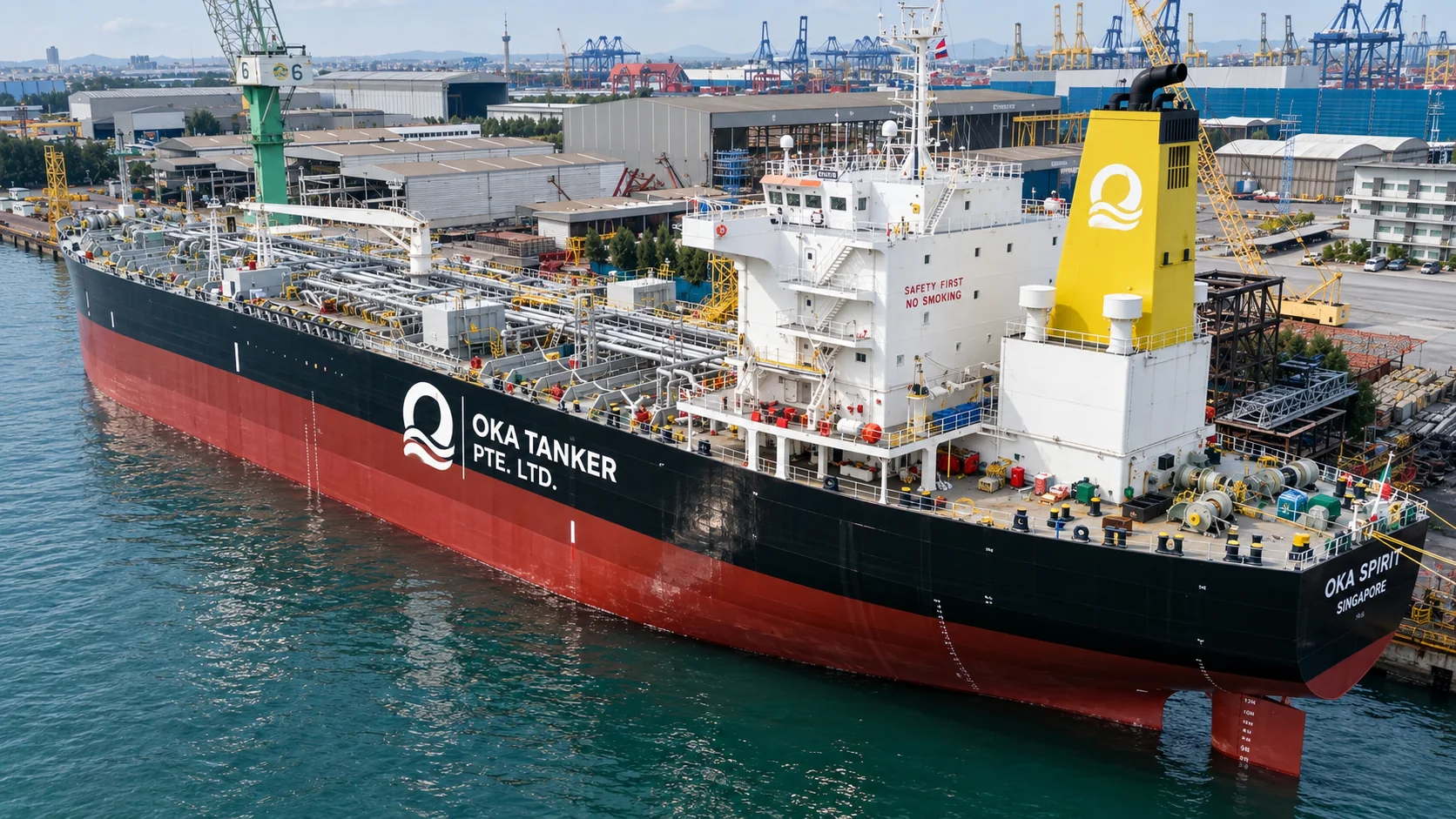 OKA TANKER vessel at port